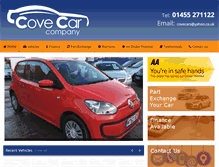 Tablet Screenshot of covecarcompany.co.uk